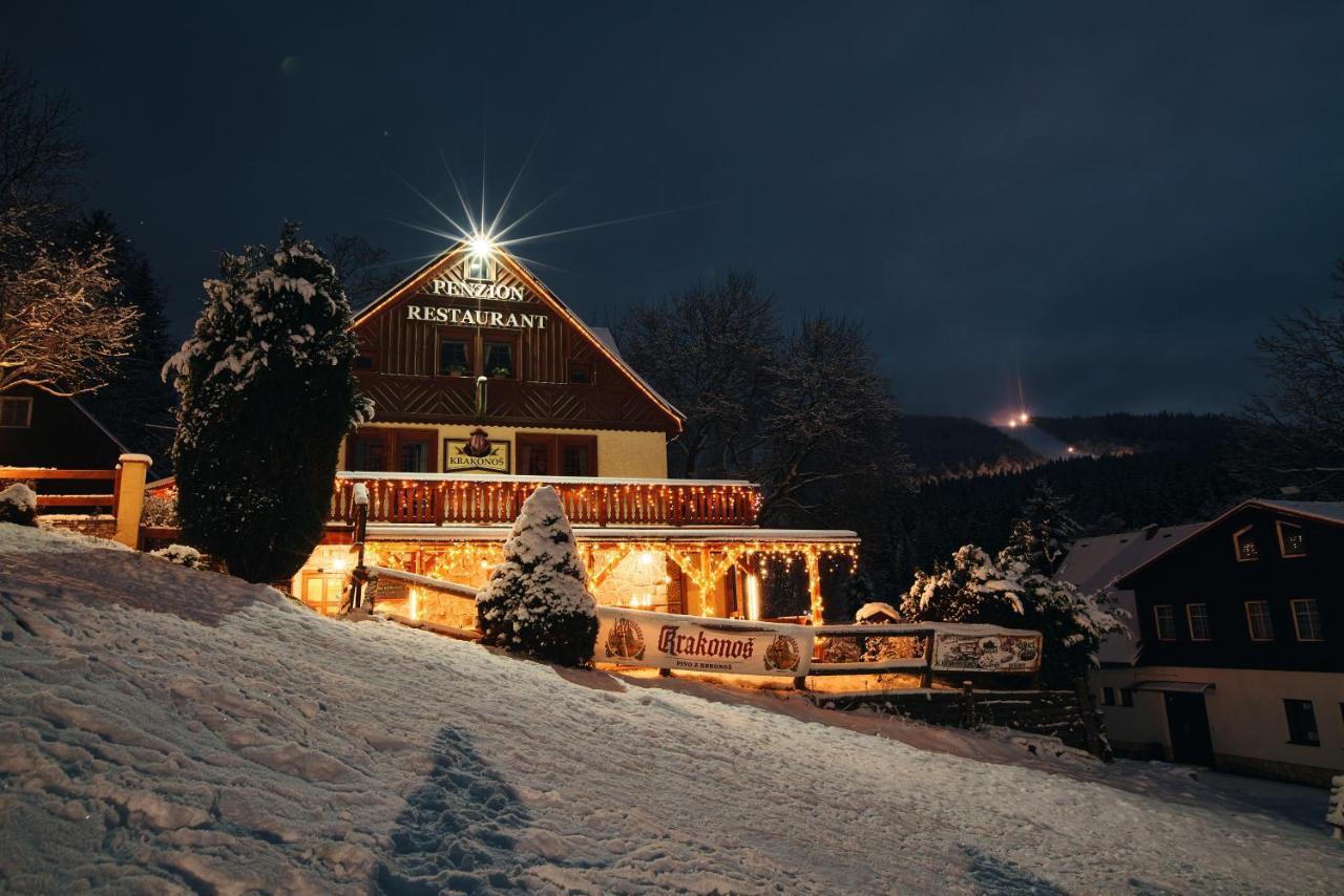 Pension & Restaurant Krakonos ฮาร์ราคอฟ ภายนอก รูปภาพ